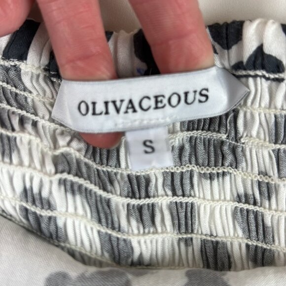 Olivaceous Strappy Charcoal/White Jumpsuit - Picture 2 of 12